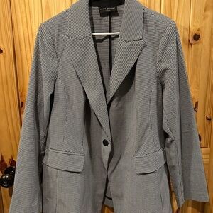 Lane Bryant Houndstooth Blazer